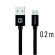 Swissten Textile Quick Charge Universāls Micro USB Datu un Uzlādes Kabelis 0.2m image 1
