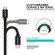 Swissten Textile Quick Charge Universal Micro USB Data and Charging Cable 0.2m image 2