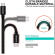 Swissten Textile Quick Charge Universal Micro USB Data and Charging Cable 3m image 2