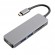RoGer USB-C Hub 5in1 ar USB 3.0 x2 / HDMI / SD karšu lasītāju / TF karšu lasītāju image 1