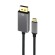 RoGer Cable USB-C to DisplayPort 4K@60Hz / 1.8m / Grey image 1