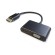 RoGer DisplayPort to HDMI + VGA Adapter v1.4 / 4K@30Hz image 1