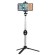 RoGer Selfie Stick + Tripod Statnis ar Bluetooth Tālvadības pulti image 3