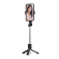 XO SS10 Selfie Stick / Tripod with Bluetooth Remote Control 80cm paveikslėlis 1