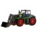 RoGer Зеленый сельскохозяйственный трактор с красным прицепом 1:28 фото 3