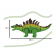 RoGer Interaktīvais dinozaurs Stegosauru Rotaļlieta image 4