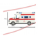 RoGer RC Ambulance Toy Car 1:30 image 2