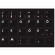 Mocco Keyboard Sticks ENG / EE With Laminated Waterproof Level Black / Red paveikslėlis 2