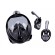RoGer Full Dry Snorkeling Mask S / M  Black image 5