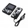 RoGer Retro mini Spēļu konsole ar 400 spēlēm / 3 collu krāsains ekrāns / TV izeja / Pults / Melns image 2