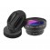 Mobile lens APEXEL APL-0.45XWM 0.45x wide angle+12.5x macro lens (black) фото 3