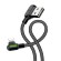 Angle USB Lightning Cable Mcdodo CA-4674 LED, 0.5m (Black) paveikslėlis 2