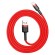 Baseus Cafule USB Lightning Cable 2,4A 0,5m (Red) paveikslėlis 1