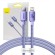 Baseus Crystal Shine cable USB-C to Lightning, 20W, PD, 1.2m (purple) image 1