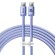 Baseus Crystal Shine cable USB-C to USB-C, 100W, 1.2m (purple) image 2