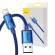 Baseus Crystal Shine cable USB to Lightning, 2.4A, 1.2m (blue) image 1