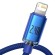 Baseus Crystal Shine cable USB to Lightning, 2.4A, 1.2m (blue) paveikslėlis 4