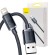 Baseus Crystal Shine cable USB to Lightning, 2.4A, 2m (black) фото 1