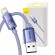Baseus Crystal Shine cable USB to Lightning, 2.4A, 2m (purple) фото 1