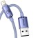 Baseus Crystal Shine cable USB to Lightning, 2.4A, 1.2m (purple) paveikslėlis 3
