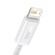 Baseus Dynamic cable USB to Lightning, 2.4A, 2m (White) paveikslėlis 2