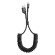 Baseus Spring-loaded cable Lightning 1m 2A (black) paveikslėlis 1
