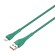 Lightning Cable LDNIO LS672 30W, 2m (green) фото 1
