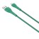 Lightning Cable LDNIO LS672 30W, 2m (green) фото 4