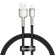 USB cable for Lightning Baseus Cafule, 2.4A, 0,25m (black) paveikslėlis 2