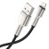 USB cable for Lightning Baseus Cafule, 2.4A, 0,25m (black) image 5