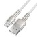 USB cable for Lightning Baseus Cafule, 2.4A, 1m (white) paveikslėlis 5