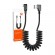 USB to Lightning cable, Mcdodo CA-7300, angled, 1.8m (black) paveikslėlis 5