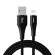 USB to Lightning cable VFAN A01, 3A, 1.2m, braided (black). paveikslėlis 1