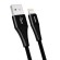 USB to Lightning cable VFAN A01, 3A, 1.2m, braided (black). paveikslėlis 2