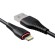 USB to Lightning cable VFAN Anti-Break X01, 3A, 1m (black) paveikslėlis 1