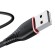 USB to USB-C cable VFAN Anti-Break X01, 3A, 1m (black) фото 2