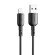 USB to Lightning cable Vipfan Colorful X11, 3A, 1m (black) image 1