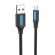 Cable USB 2.0 A to Micro USB Vention COLBD 3A 0,5m black фото 3
