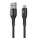 USB to Micro USB cable VFAN Colorful X13, 3A, 1.2m (black) paveikslėlis 1