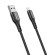 USB to Micro USB cable VFAN Colorful X13, 3A, 1.2m (black) paveikslėlis 3