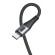 USB to Micro USB cable VFAN X10, 3A, 1.2m, braided (black) image 2