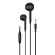 Inclined in-ear remote earphones Foneng EP100 (black) image 3