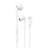 Wired earphones Dudao X14PROT (white) paveikslėlis 1