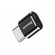 Baseus Micro USB to USB Type-C adapter - black paveikslėlis 4