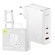 Wall charger Baseus GaN5 Pro 2xUSB-C + USB, 140W (white) image 1