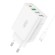Wall charger XO L120 1xUSB-C,20W ,1x USB-1, 18W with cable USB-C (white) image 1