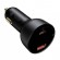 Car charger Baseus Superme, USB, USB-C, 100W + USB-C cable (black) image 3