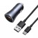 Ładowarka samochodowa Baseus Golden Contactor Pro, USB + USB-C, QC4.0+, PD, SCP, 40W (szara) + kabel USB do USB-C 1m (czarny) image 3