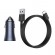 Ładowarka samochodowa Baseus Golden Contactor Pro, USB + USB-C, QC4.0+, PD, SCP, 40W (szara) + kabel USB do USB-C 1m (czarny) фото 7