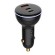 LDNIO C102 Car Charger, USB + 2x USB-C, 160W + USB to Micro USB Cable (Black) фото 1